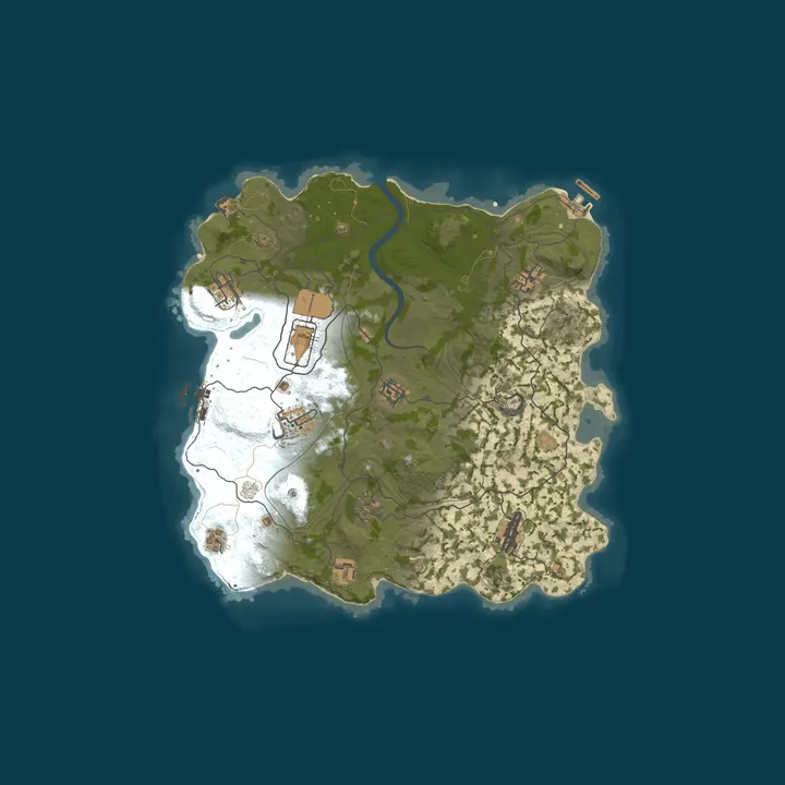 Map of WARBANDITS.GG SEA 3X |Solo/Duo/Trio|LootX3| JUST WIPED