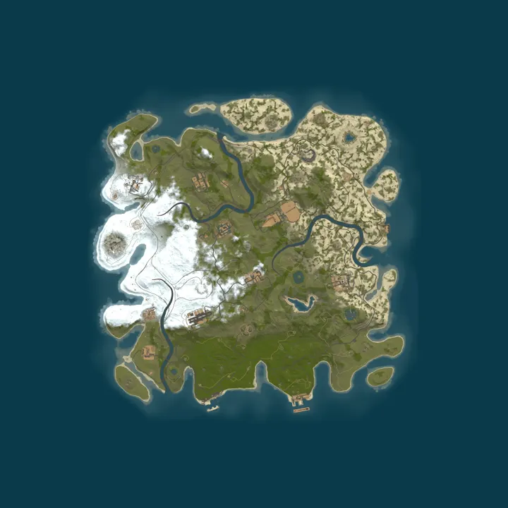 Map of Rust Oblivion [EU/UK] | 2x PvE | Quad | Monthly | Long Progress