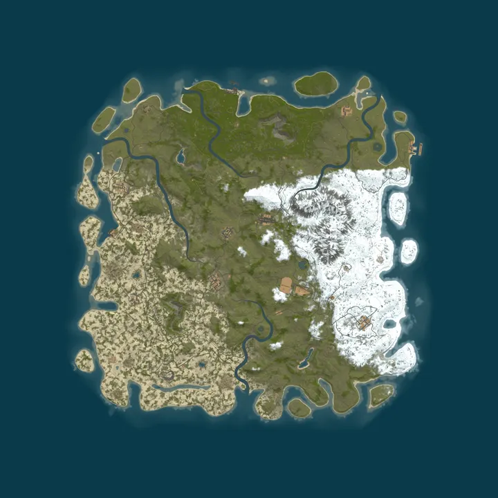 Map of Rusty Bogans with Balls