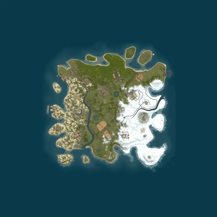 Map of Nexis ZA 10x - PVP | KITS | EVENTS