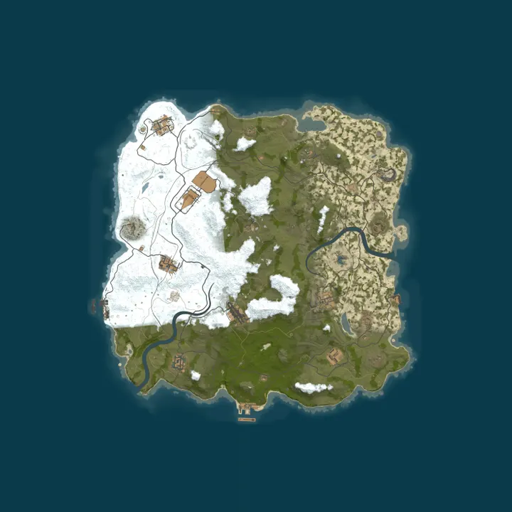 Map of My Untitled Rust Server