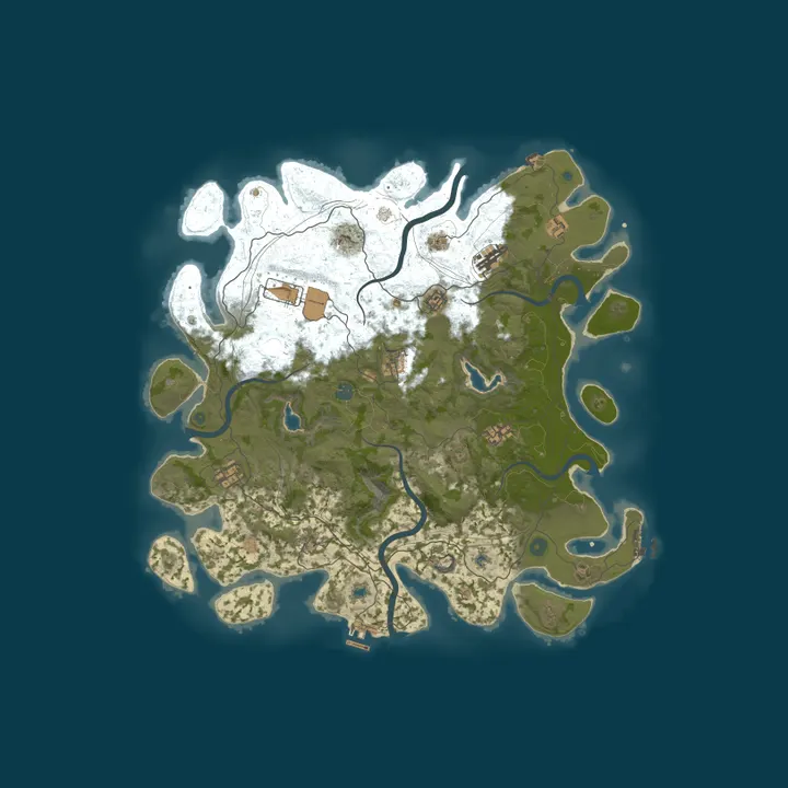 Map of [EU] Nomad PvE 10x - Skill Tree - Raids - Economy