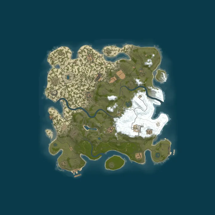 Map of EZeee PVE Mods No Kill No Raid