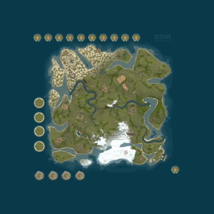 Map of EU GOM 25x PVE Grumpy Old Man Bi-Weekly |Kits|Skins|BackPack|Sh