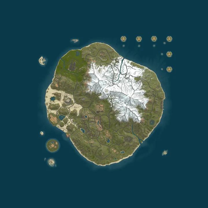 Map of ZOMBZ SPOOKY PVE|Hawk Ridge Island|Zombies|Kits|Backpack|No Los