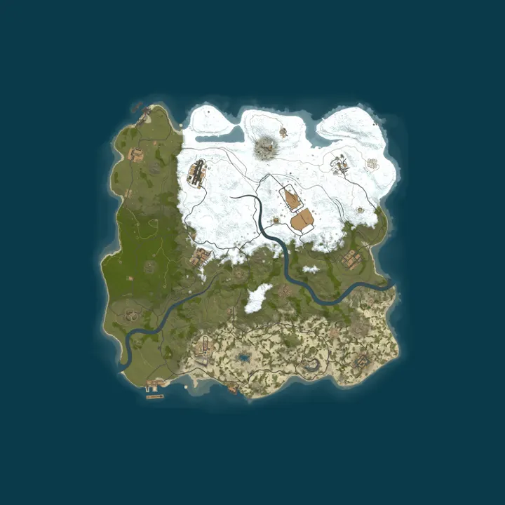 Map of SURVIVORS.GG #1 [ 2x Solo/Duo/Trio/Quad ] WIPED 26.10