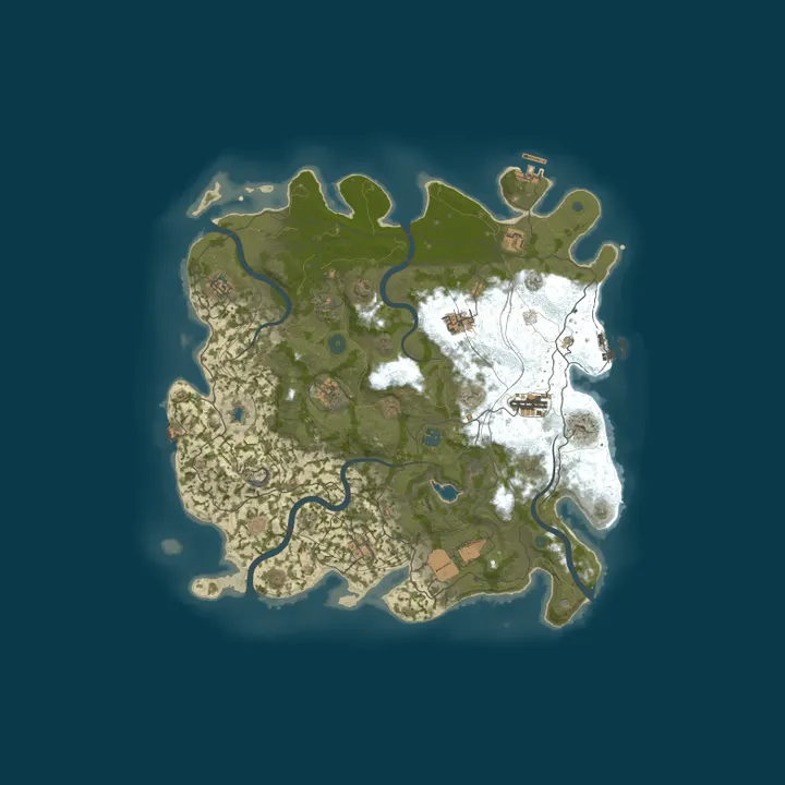 Map of RUST FUNs x50-x100 LOOT+ ДЛЯ НОВИЧКОВ
