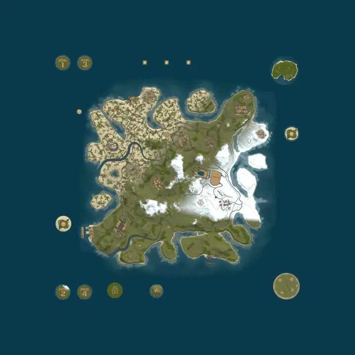 Map of RUSTALIA [LATAM] PVE | Wiped: 12d 3h