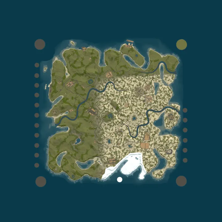 Map of [US]Braz20x PvE |LEGENDARY GUNS|LEGENDARY ARMOR|