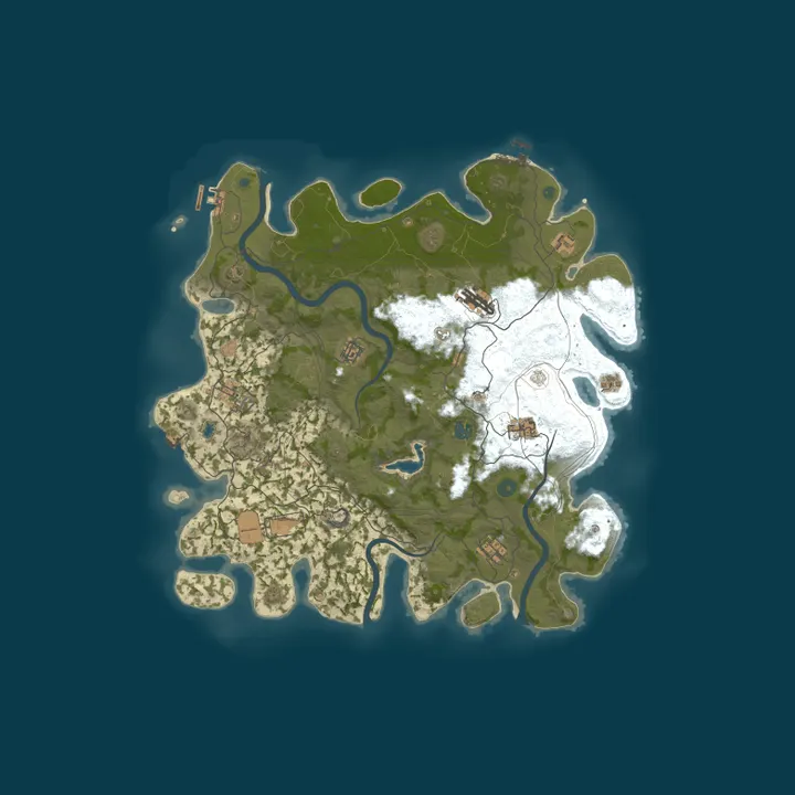 Map of 666 RUST /ДЛЯ НОВИЧКОВ /EU MAIN 24.10