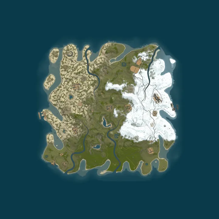 Map of Aqua Rust | Server has migrated