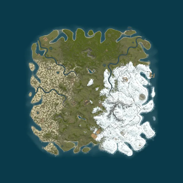Map of Mons Rust Server