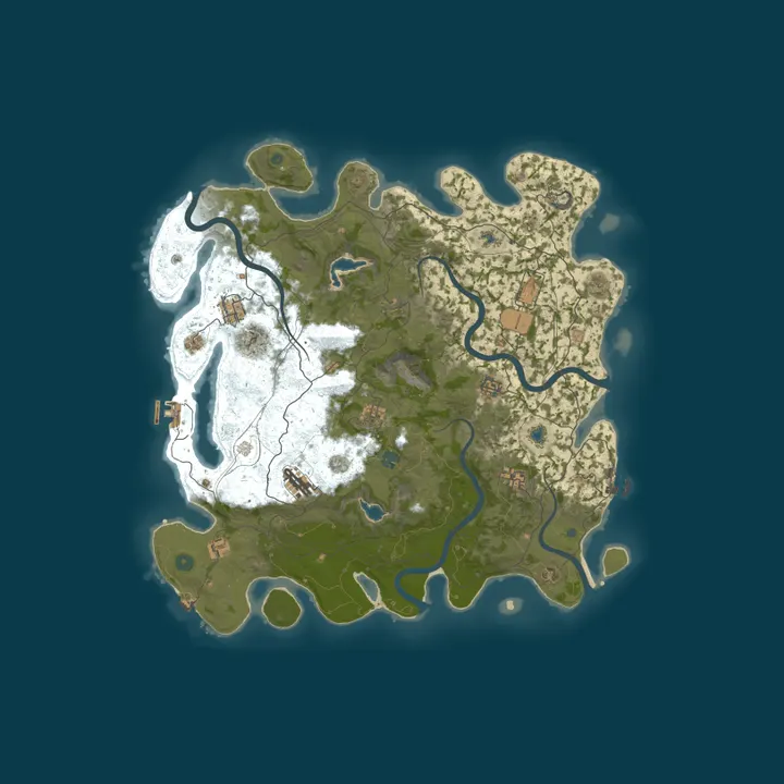 Map of [US] RedWood | 5x Resource 2x Loot | Every 3 Days | 6 MAX