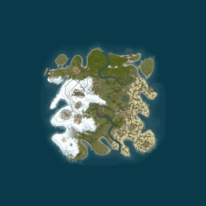 Map of The Darkest Valley | 1000X | BI-WEEKLY| NO VIP | RAIDABLE BASES