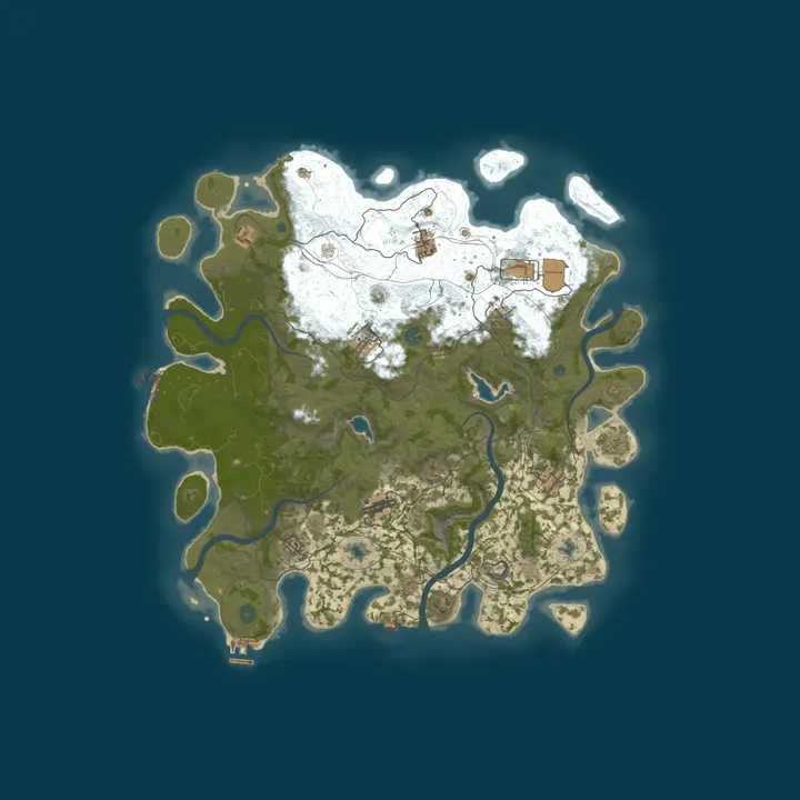 Map of BLUE COLLAR RUST - SOLO DUO TRIO 1.5x