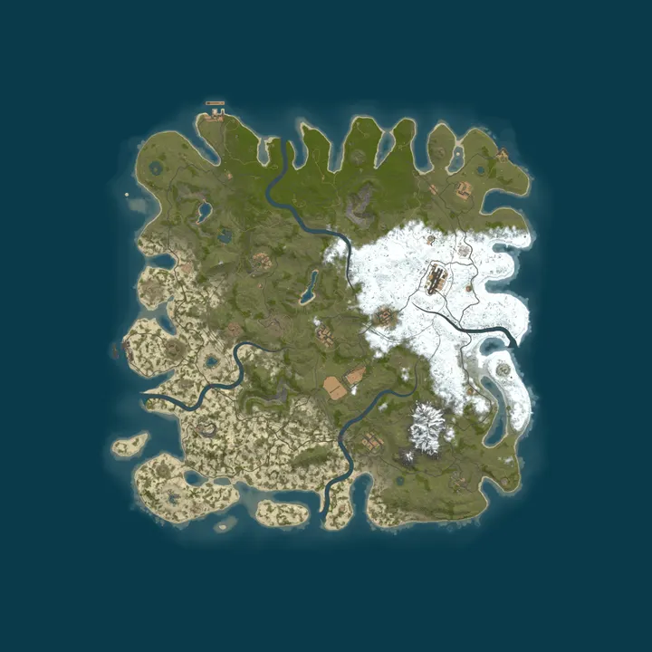 Map of 20x HUNTING | Primitive | Animals Only