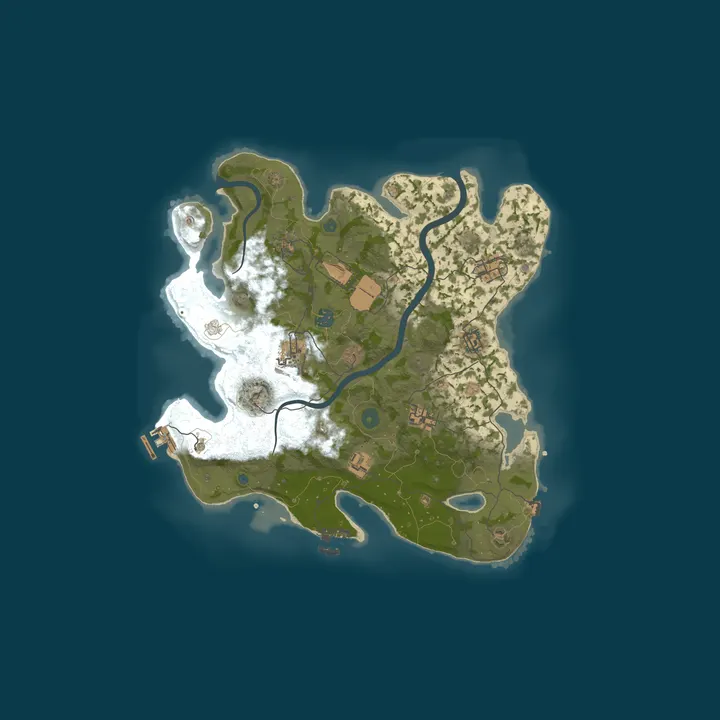 Map of [EU] Simply Rust - 1.5X | Solo Duo Trio | Vanilla Loot