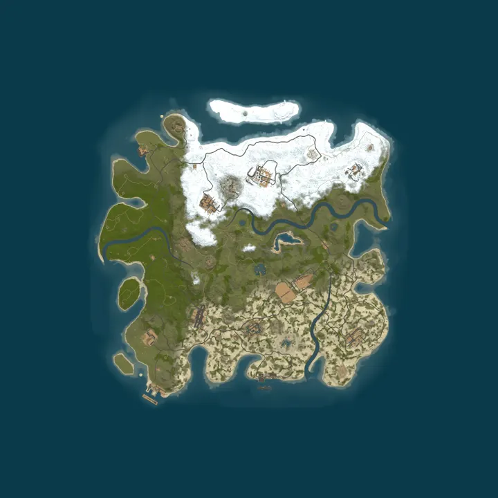 Map of X-WOOD|RUST|X75|KIT|X8|LOOT+