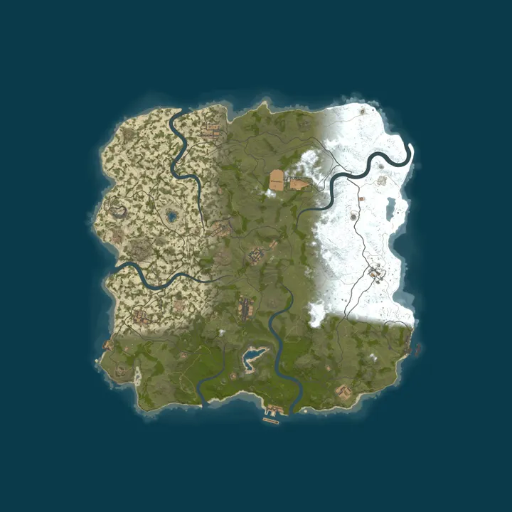 Map of Rust Map Josh
