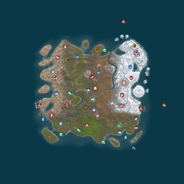 Map of Magic Rust #30 — Modded 2x (Solo/Duo) | Pyccкий