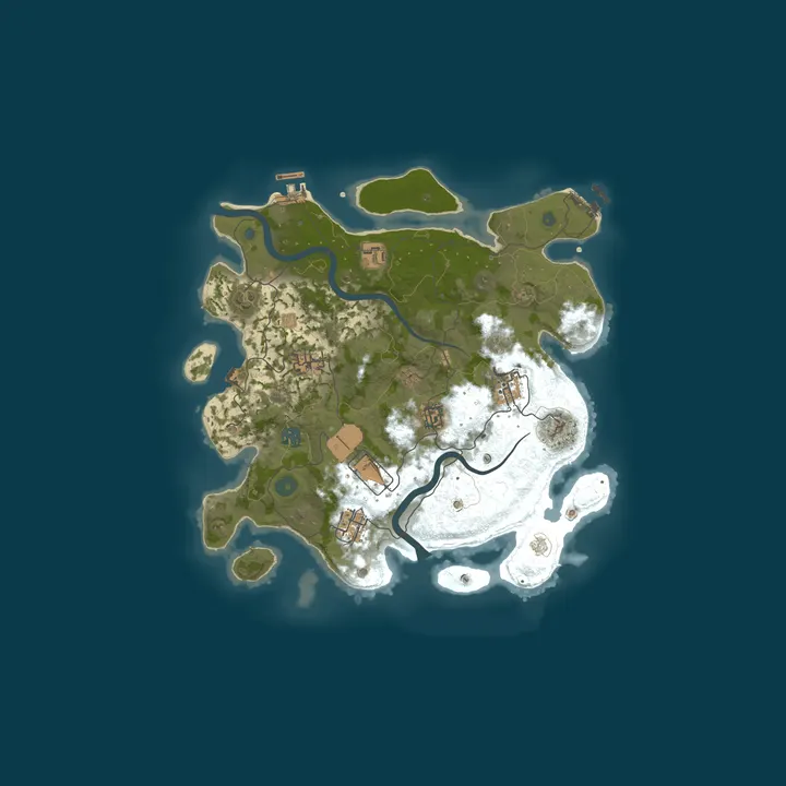 Map of Rustyfield | Solo/Duo/Trio | Weekly Wipe | Just Wiped