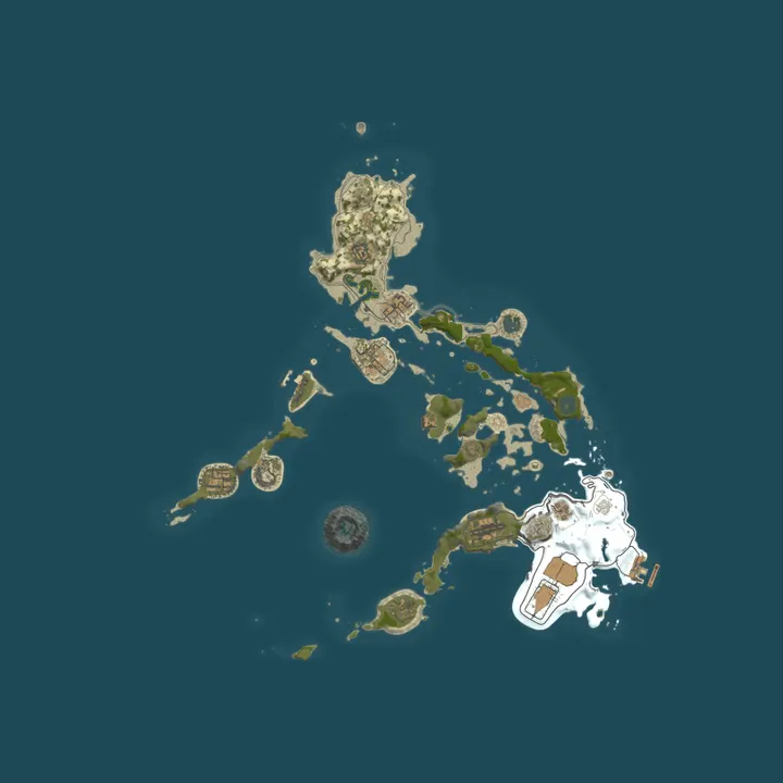 Map of #CHILL | Monthly | Philippine Islands | 50% Upkeep