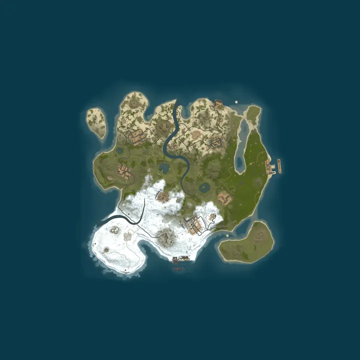 Map of 2X EU | ASHFALL | MAX 4 | NO P2W | Raidable Bases
