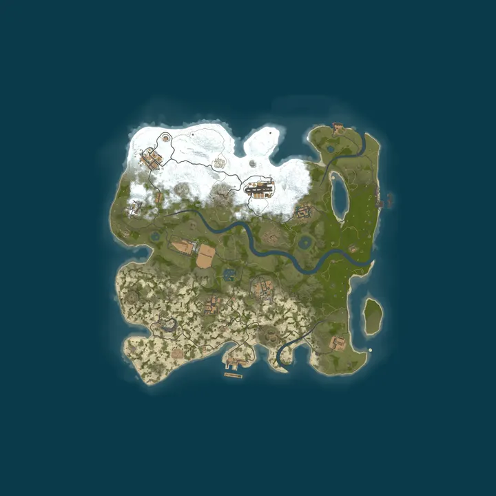 Map of NORDRUST | FRIDAY X2 | КЛАССИКА | Wipe 01.10